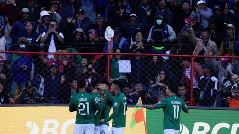 Los Andes | Miguel Terceros marcó un golazo para la victoria ante Colombia. /Foto: AP/ Juan Karita