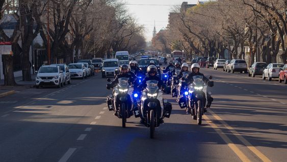Operativos de la Policía en el Gran Mendoza.