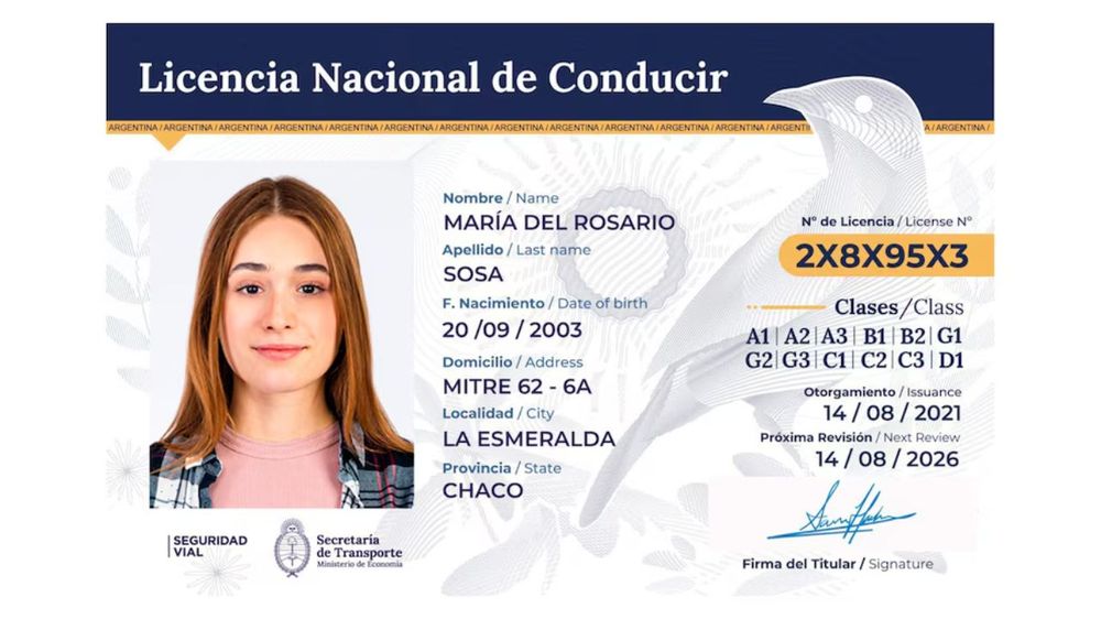 La nueva licencia ya se encuentra en la App MiArgentina, en las provincias que ya adhirieron.  
