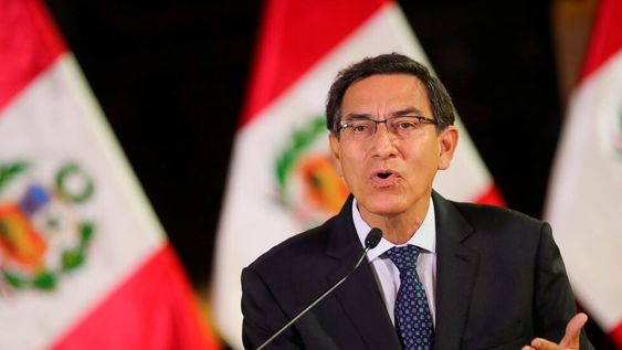 Martín Vizcarra, presidente de Perú, recurrió este lunes ante el Tribunal Constitucional para intentar paralizar el proceso de destitución. / Gentileza