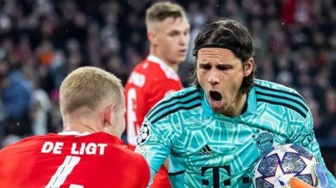 Yann Sommer cumplió y le regaló 700 kilos de chocolate a De Ligt por su salvada en Bayern Munich-PSG