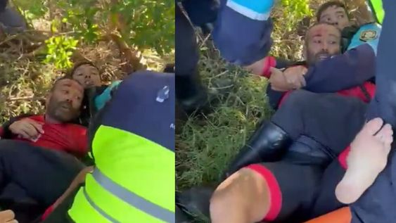Si hubiera sido justo y yo hubiera cometido una infracción, pago, pero en este caso se equivocó la Policía, que en vez de reconocerlo avanzó más en la equivocación”, sostuvo el deportista. Foto: Captura video.