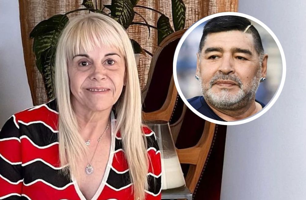 Claudia Villafañe habló de Maradona en televisión / Instagram