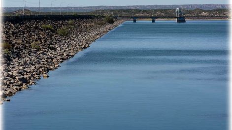 Obras en el embalse El Carrizal
