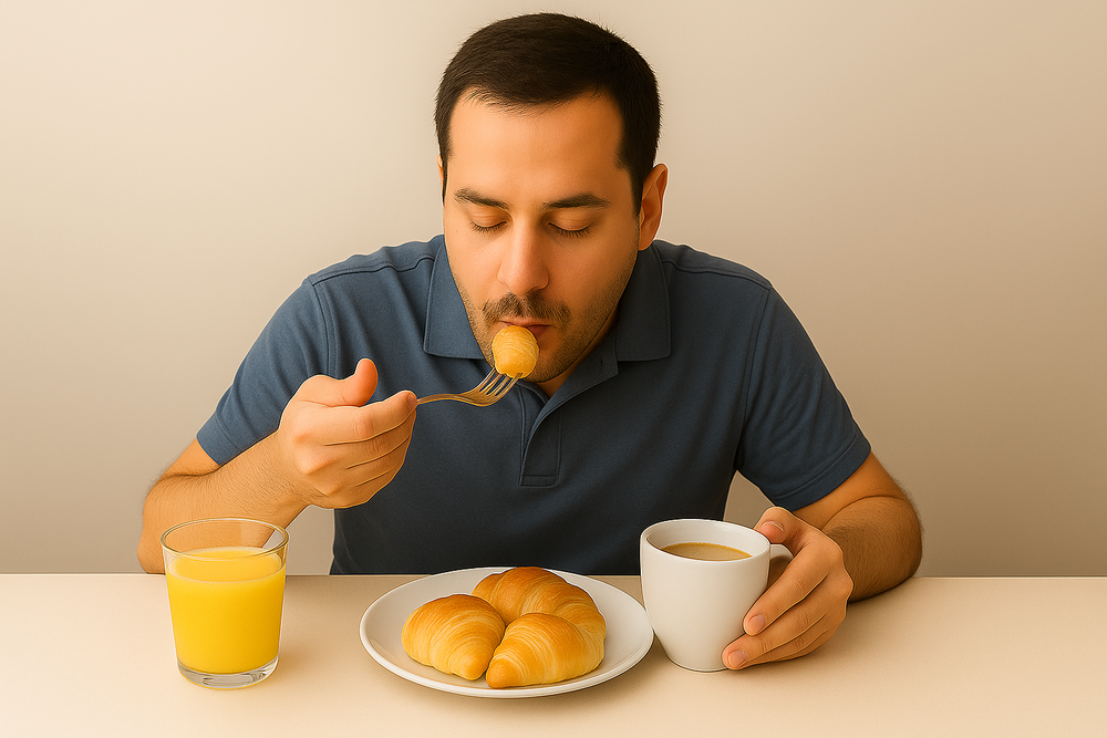 La denominada “regla del desayuno” que propone Sinclair consiste en extender el periodo de ayuno nocturno varias horas después de despertar 