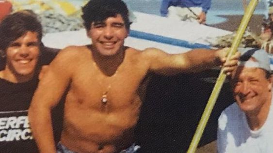 La vez que Maradona volcó en una lancha con un piloto de Turismo Carretera