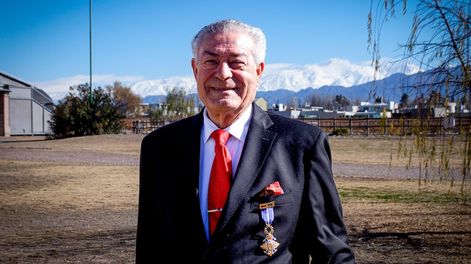 Los Andes | Mañana de homenajes en Otero Ramos Winery: le entregaron a su fundador una condecoración española .Fotos: Marcelo Gelardi (@marcelogelardi)
