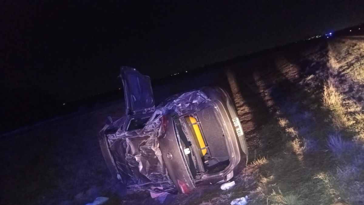 Cuatro mujeres, entre ellas una anciana de 97 años, resultaron heridas tras un vuelo en Ruta 7