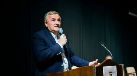 Los Andes | Gerardo Morales, presidente de la UCR, en la reunión del Comité Nacional en Santa Fe (Prensa UCR).