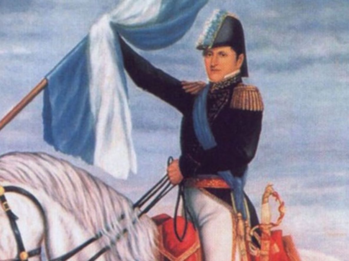 Belgrano, el creador de la bandera nacional, murió a las 7 de la mañana del 20 de junio de 1820 en Buenos Aires. Foto: Gentileza