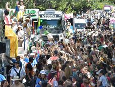 Llegó el Día V: con el Carrusel, el fervor popular de la Vendimia 2025 gana las calles. Foto: Archivo Los Andes.