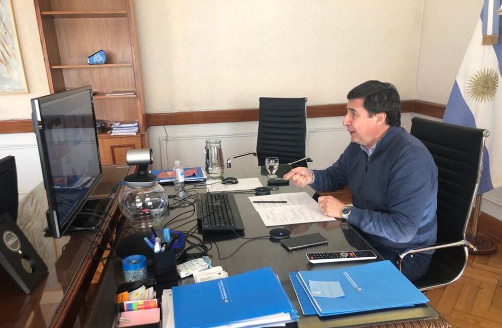Daniel Arroyo, titular de Desarrollo Social de la Nación, mantuvo una conferencia de prensa vía Zoom con periodistas.