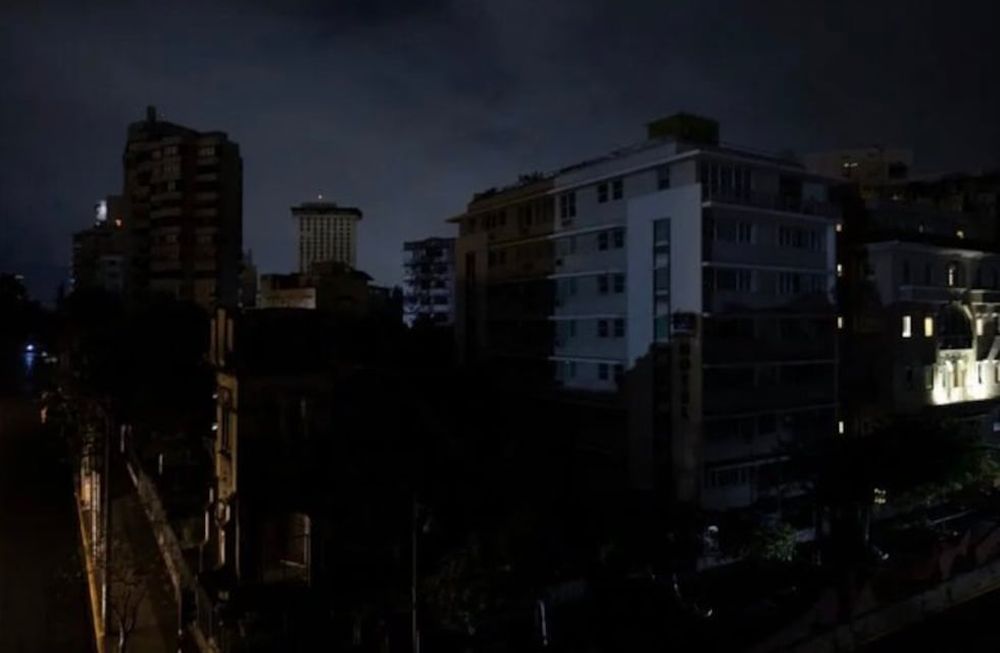 Apagón en Puerto Rico. @nepvr