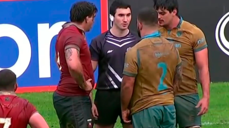 Rugby: una dura infracción desató una batalla campal entre Chile y Uruguay.