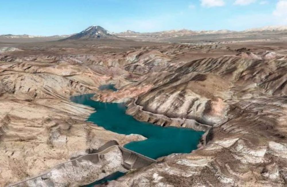 Así será la presa El Baqueano en San Rafael. Foto: Prensa Mendoza