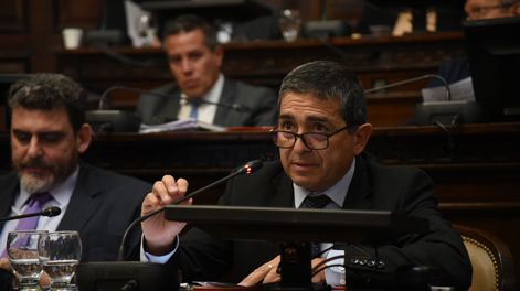 El senador radical Walther Marcolini defendió la ampliación del registro de huellas.