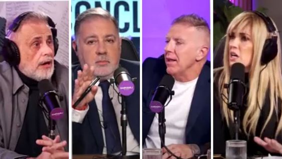 asi fue el estreno de conclave, el programa de jorge rial, viviana canosa, alejandro fantino y fabian doman