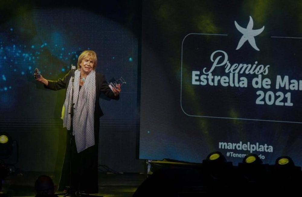 Virginia Lago se llevó el premio Estrella de Mar de Oro