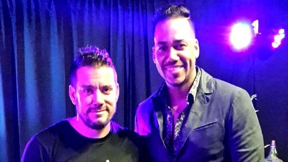 El único mendocino que Romeo Santos recibió en su camarín