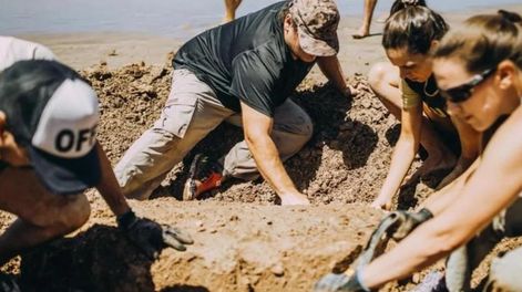 Los Andes | Los fósiles están protegidos por la Ley Nacional de Protección del Patrimonio Arqueológico y Paleontológico.