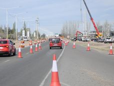 Obras en el Acceso Sur (Luján de Cuyo)