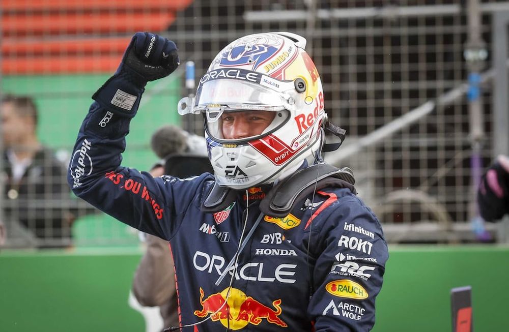 Zandvoort (Netherlands), 27/08/2023.- Dutch driver Max Verstappen of Red Bull Racing celebrates winning the Formula 1 Dutch Grand Prix at Circuit Zandvoort, in Zandvoort, Netherlands, 27 August 2023. (Fórmula Uno, Países Bajos; Holanda) EFE/EPA/Sem van der Wal