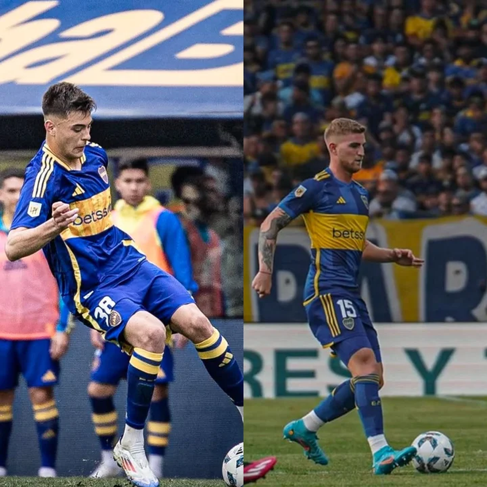 Aaron Anselmino y Nicolás Valentini se fueron de Boca, y no están jugando en Europa