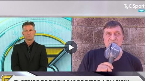 El pedido de disculpas público de Diego Díaz a Julio Falcioni. / Gentileza.