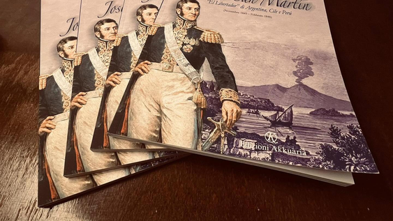 el general jose de san martin en italia, en un libro de gerardo severino