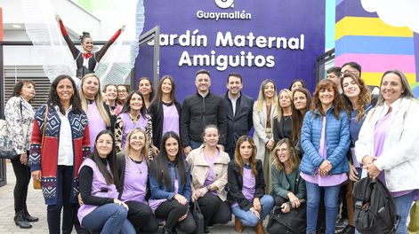 Guaymallén inauguró la nueva sede del jardín maternal Amiguitos