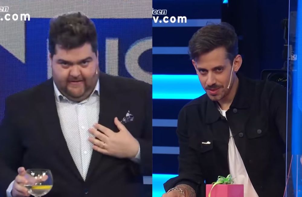 Darío Barassi, conductor de 100 argentinos dicen, y Soy Rada, futuro conductor de Match Game.