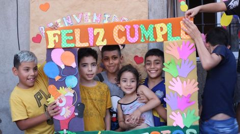 Los Andes | El proyecto Pedí tres deseos permitió celebrar 70 cumpleaños. | Gentileza y autorización de publicación de imagen: Merendero Construyendo Pasitos