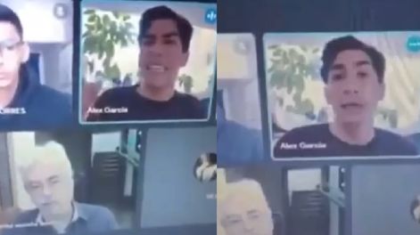 Un estudiante mexicano enfrentó a su profesor en medio de una clase virtual por ejercer demasiada presión.