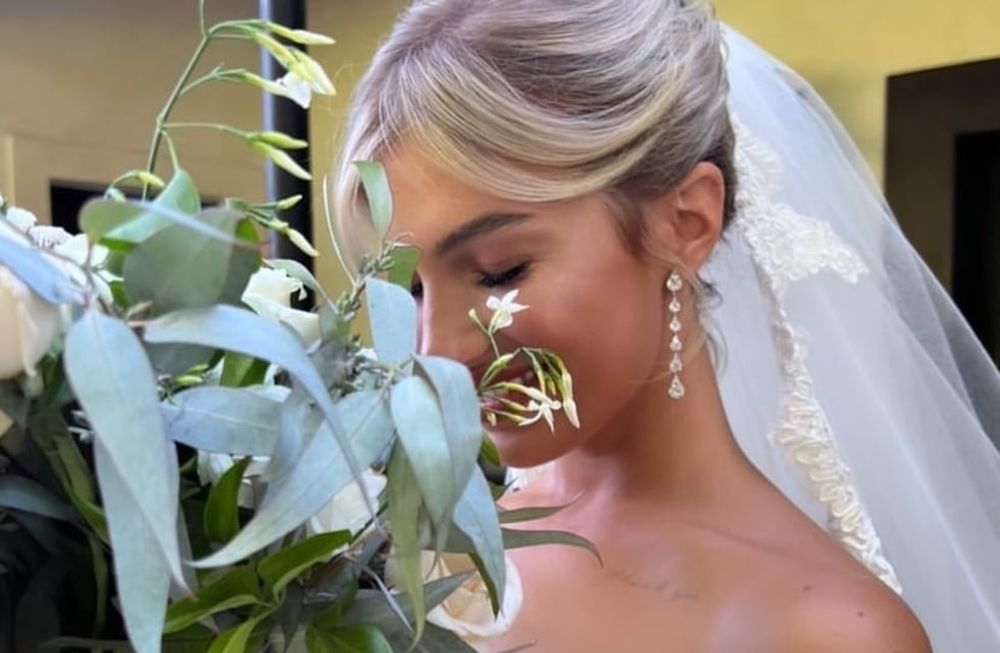 El vestido que Stefi Roitmann lució para su casamiento con Ricky Montaner.
