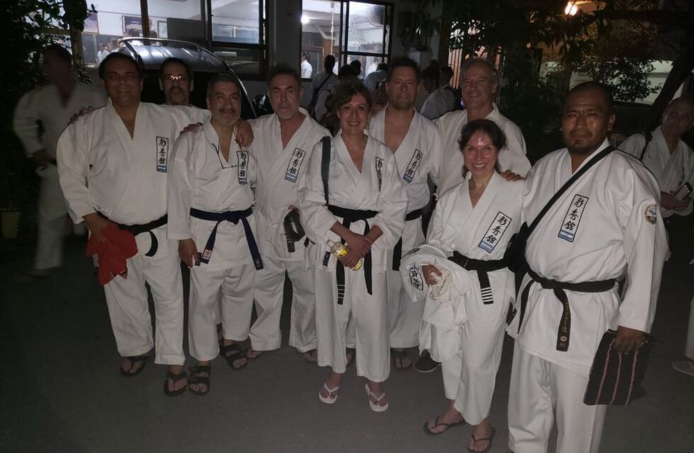 Equipo de karate de la UNCuyo se perfecciona en Japón