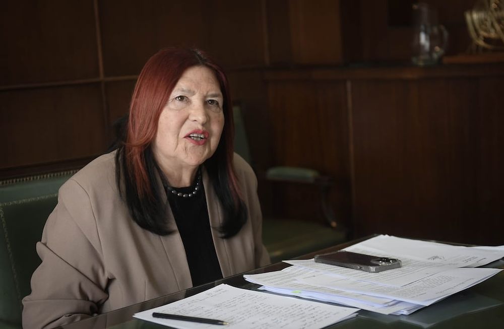 Cámara de Casación penal en Comodoro Py, Buenos Aires ArgentinaLa Jueza Ana María Figueroa junto al Juez Mariano Borinsky Foto Federico Lopez Claro