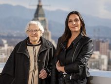 María Teresa Barbera y Laura Rez Masud En La Cima de Los Andes.&nbsp;