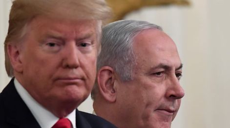 Donald Trump y Benjamin Netanyahu.