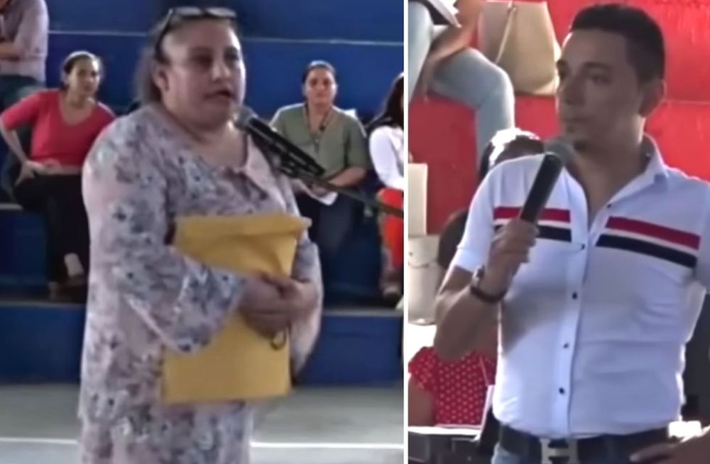La “docente” aspiraba a tener un lugar en la Escuela Luis Landa, que se encontraba en búsqueda una profesora que dominara el idioma. Gentileza: Univisión.