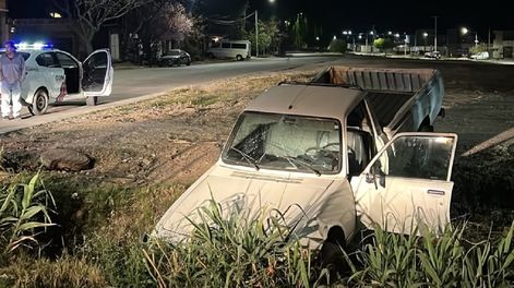 Choque de un conductor ebrio en Las Heras