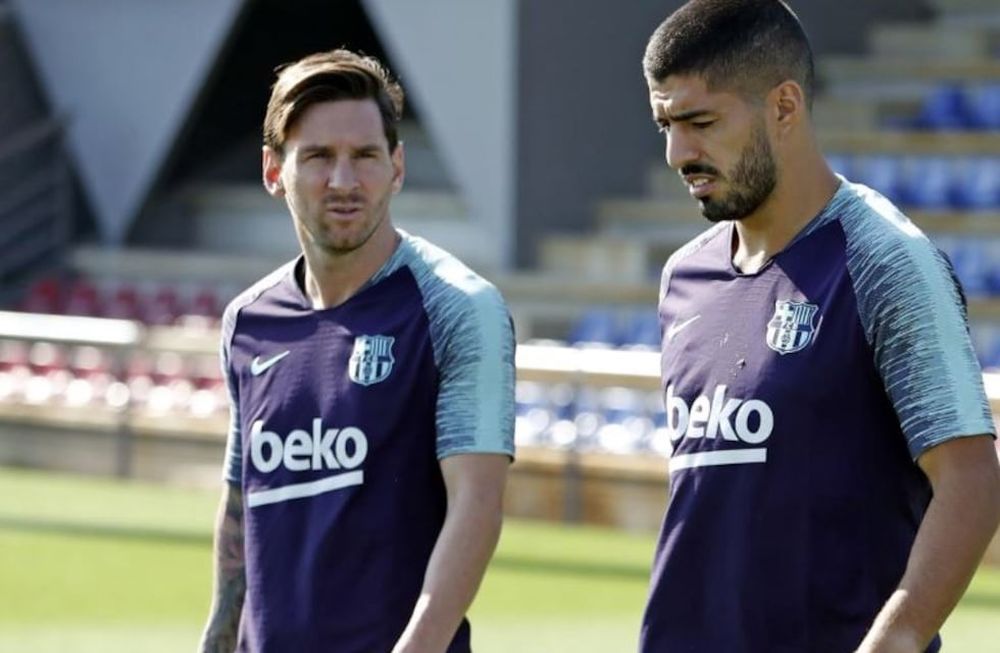 Messi, con nuevo look