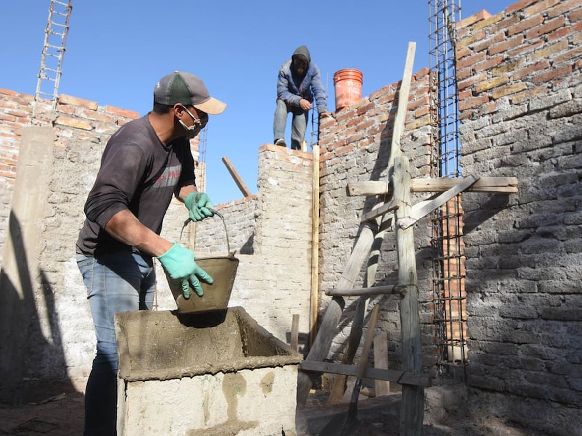 Se trata de alrededor de 180 casas correspondientes a la línea 2 del Plan Mendoza Construye.  Foto José Gutierrez / Los Andes