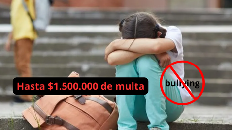 A partir de hoy está vigente la ley que establece sanciones a padres de chicos que estén involucrados en casos de acoso escolar o bullying
