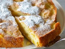 Torta de manzana ideal para el mate.