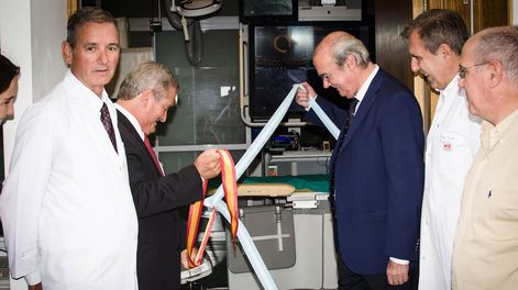 Hospital Español presentó su nuevo equipo de Hemodinamia