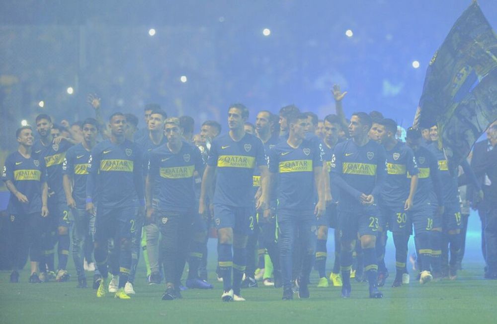El festejo del Malvinas se fue a La Boca