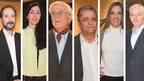 Diego Trabucco, Marita Ahumada, Eddy Lavandaio, Mario Sánchez, Jésica Doba y Emilio Guiñazú participarán del ciclo Pilares sobre Minería y Petróleo. Fotos: José Gutiérrez / Los Andes