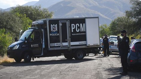 Los Andes | Los restos de la empleada doméstica estaban en el piedemonte, a unos kilómetros de La Favorita, donde vivía. Foto:José Gutierrez / Los Andes