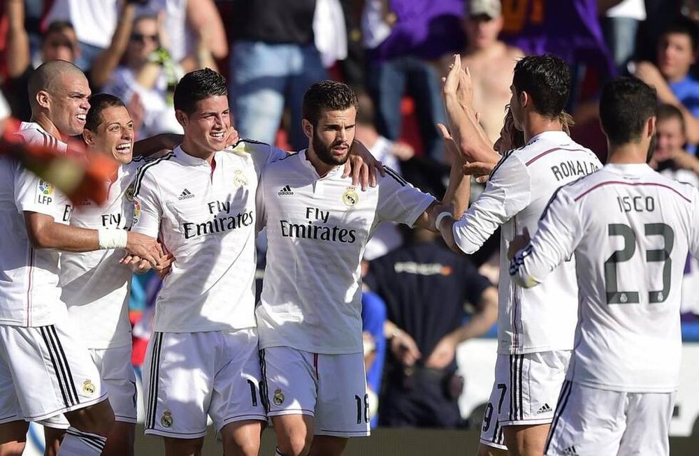 Con Ronaldo, el Real Madrid goleó al Levante, en el regreso de la Liga