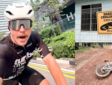 Valtteri Bottas cambió el avión por la bicicleta: pedaleó 420 kilómetros entre Malasia y Singapur para correr en la F1.